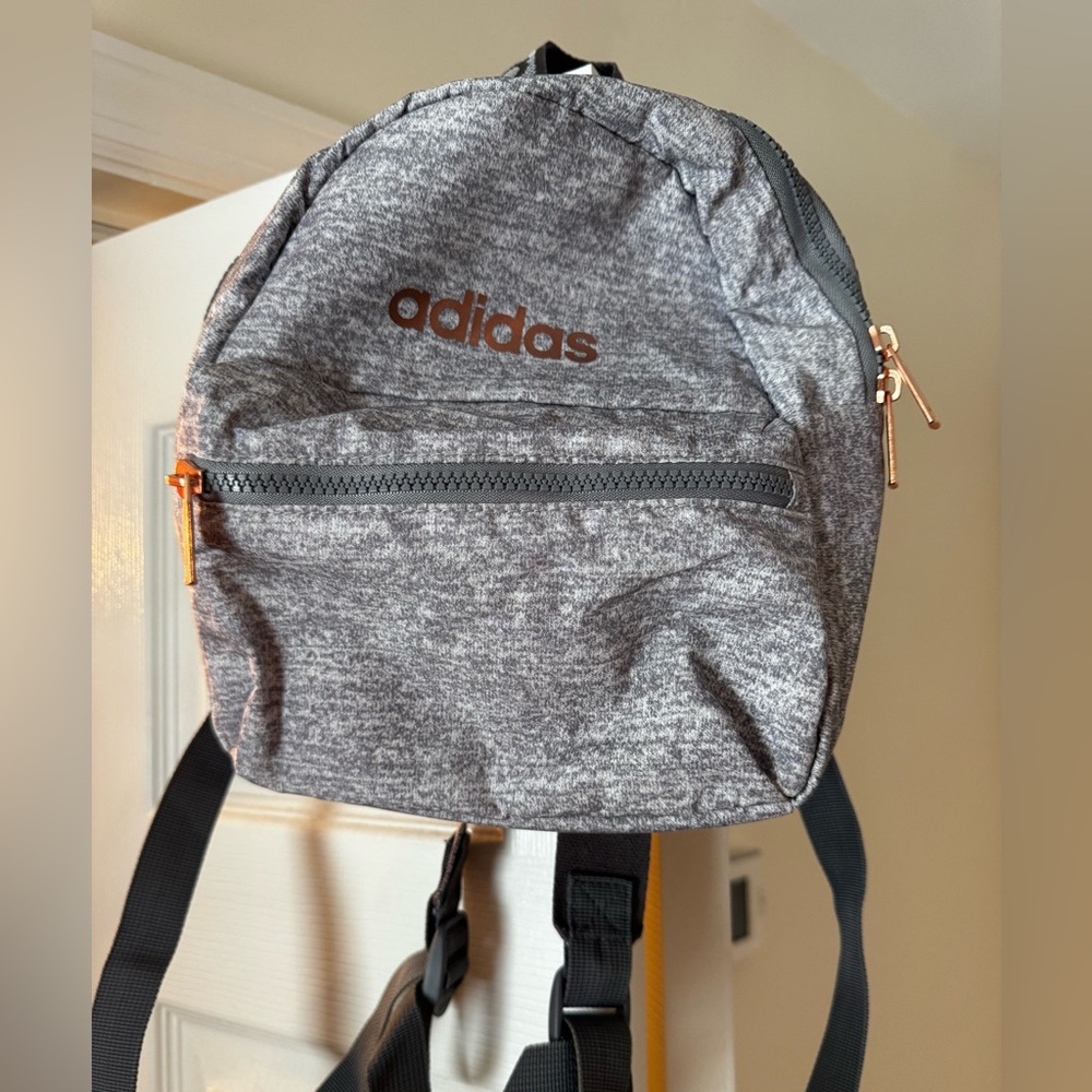 Adidas Gray Backpack small size